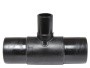 ТРОЙНИК ЛИТОЙ ПЕРЕХОДНОЙ ДЛИННЫЙ 90° T PE100 PN16 D90X50